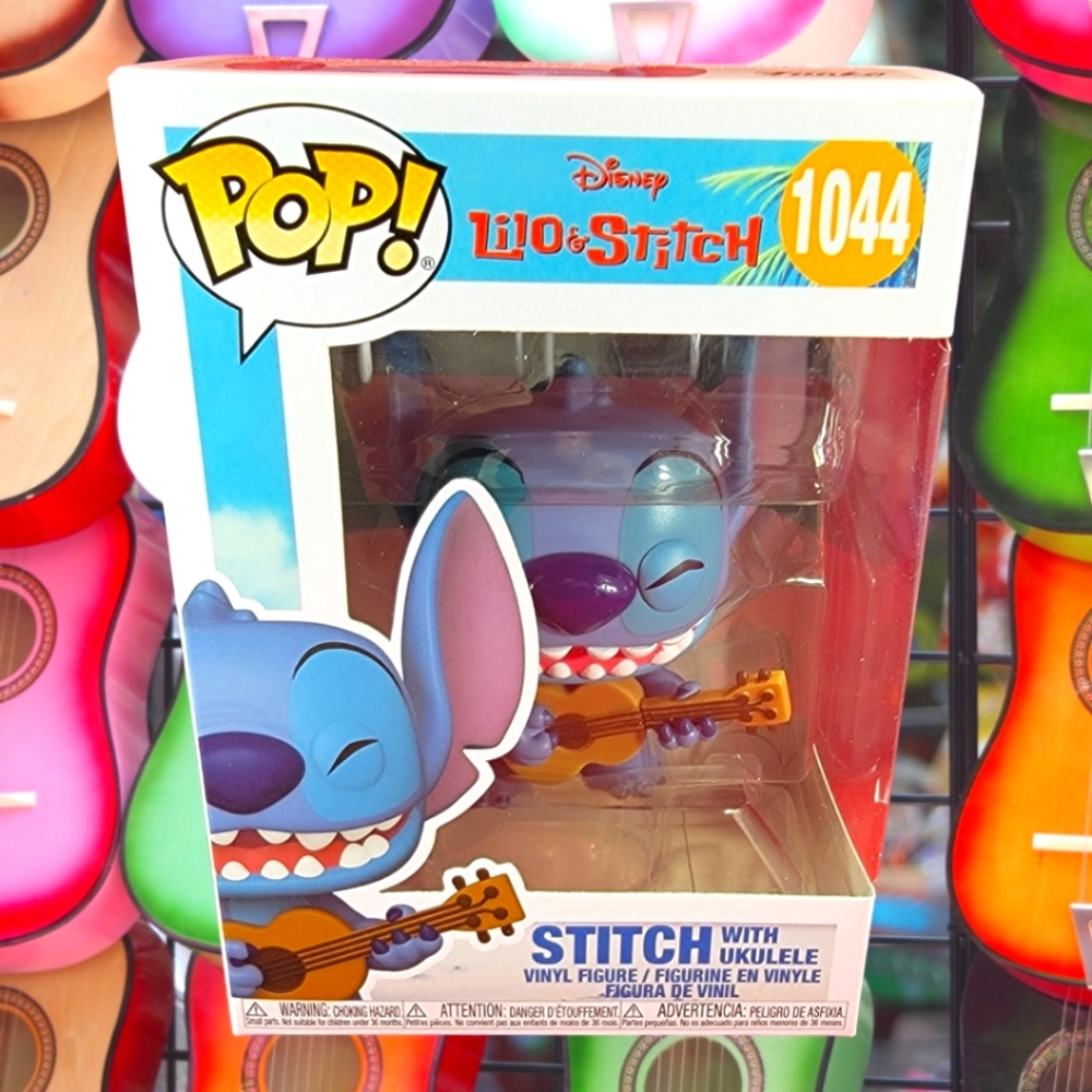 Stitch with ukulele funko # 1044 (nib)